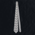 Grey Chevron Stropdas<br><div class="desc">Nothing beats the elegance of "shades of grey"..</div>