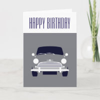 Grey Classic Mini Cooper