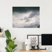Grey Clouds-Poster Poster (Thuiskantoor)