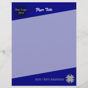 Grey Clover Ribbon door Kenneth Yoncich Flyer