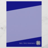 Grey Clover Ribbon door Kenneth Yoncich Flyer (Achterkant)