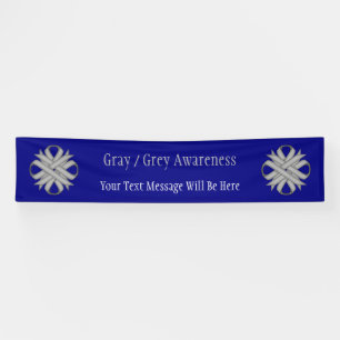 Grey Clover Ribbon door Kenneth Yoncich Spandoek