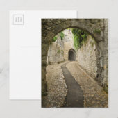 Grey Cobblestone street, Frankrijk Briefkaart (Voorkant / Achterkant)