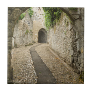 Grey Cobblestone street, Frankrijk Tegeltje