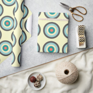 Grey Combination Bullseye van Shirley Taylor Cadeaupapier