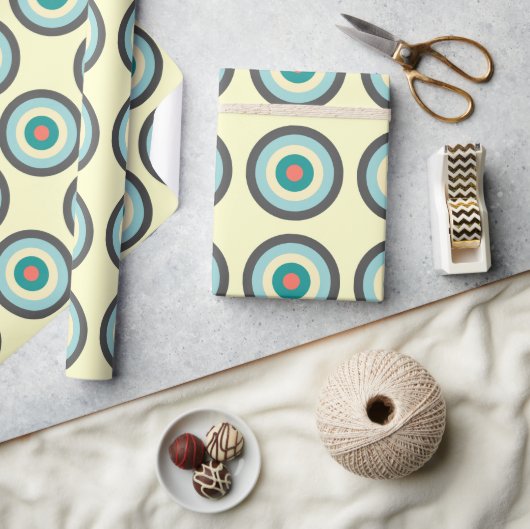 Grey Combination Bullseye van Shirley Taylor Cadeaupapier (Crafts)