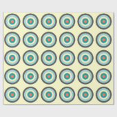 Grey Combination Bullseye van Shirley Taylor Cadeaupapier (Vlak)