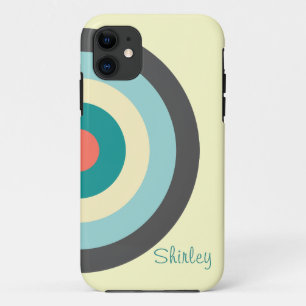 Grey Combination Bullseye van Shirley Taylor Case-Mate iPhone Case