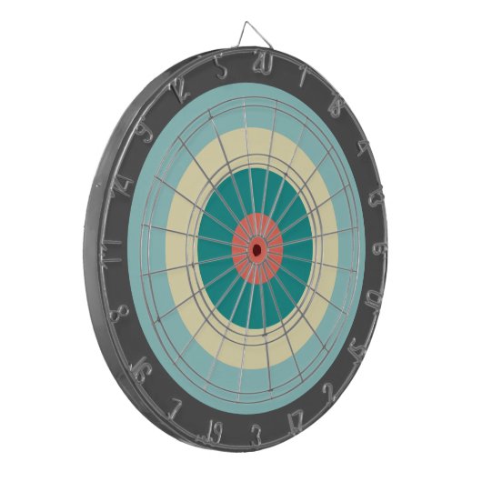 Grey Combination Bullseye van Shirley Taylor Dartbord (Voorkant Links)