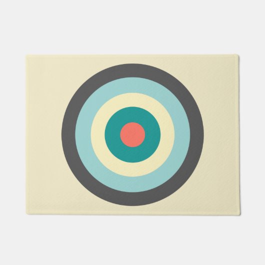 Grey Combination Bullseye van Shirley Taylor Deurmat (Voorkant)