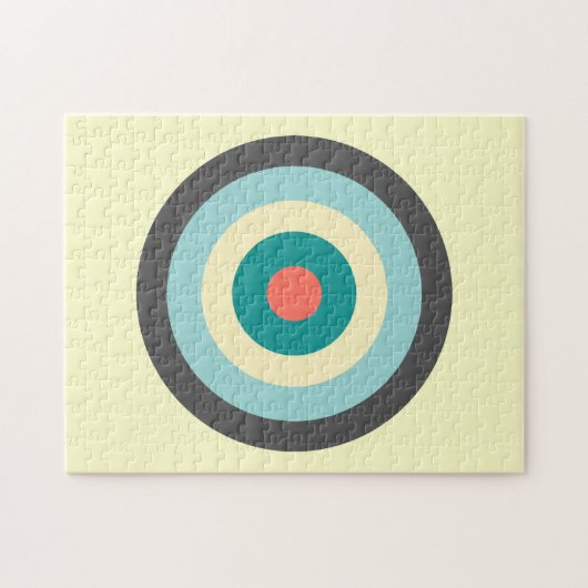 Grey Combination Bullseye van Shirley Taylor Legpuzzel (Horizontaal)