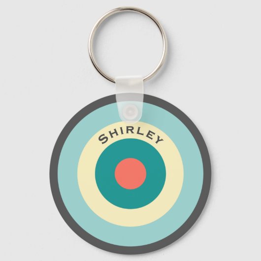 Grey Combination Bullseye van Shirley Taylor Sleutelhanger (Voorkant)