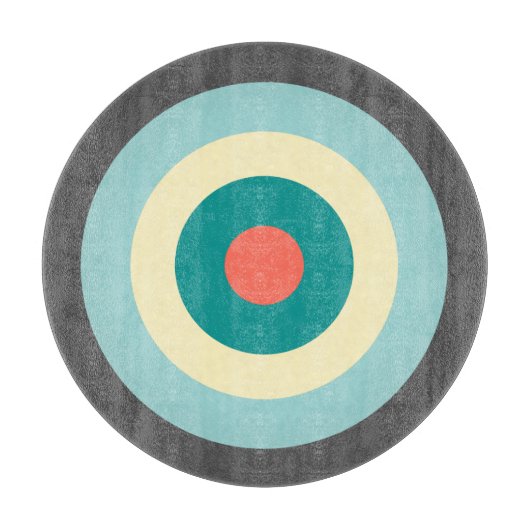 Grey Combination Bullseye van Shirley Taylor Snijplank (Voorkant)