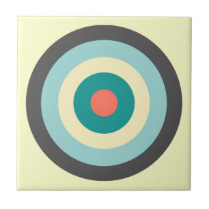Grey Combination Bullseye van Shirley Taylor Tegeltje