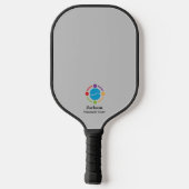 Grey Community Center of Business Logo Pickleball Paddle (Achterkant)