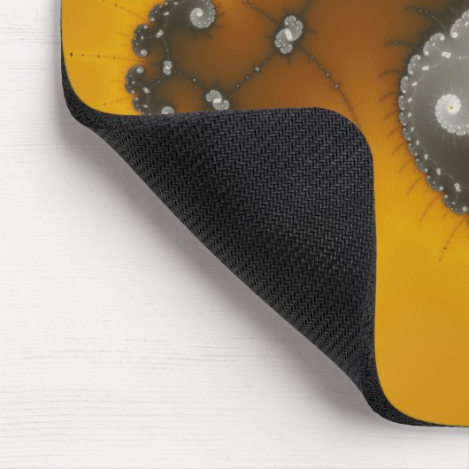 Grey Creature - Fractal Mousepad Muismat (Hoek)