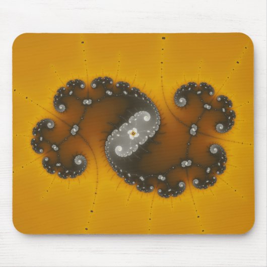 Grey Creature - Fractal Mousepad Muismat (Voorkant)