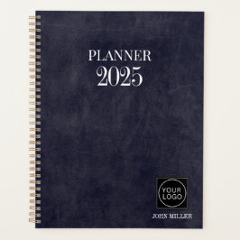 Grey Custom 2025 Bedrijf Logo Simple Kantoor Planner