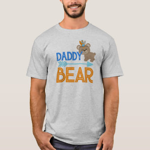 Grey Daddy Beer Wild One Woodland Birthday T-shirt