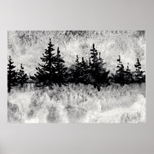 "Grey Day on the Schilderachtig" Landscape Poster