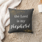 Grey "De Heer is mijn Shepherd" Nursery Pillow Kussen (Deken)