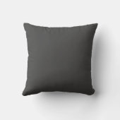 Grey "De Heer is mijn Shepherd" Nursery Pillow Kussen (Achterkant)