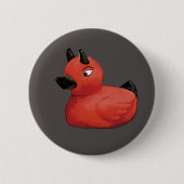 Grey Devil Duck Button (Voorkant)