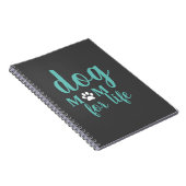 Grey Dog mama voor leven Notitieboek (Rechterzijde)