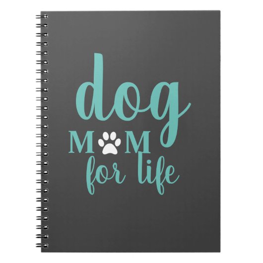 Grey Dog mama voor leven Notitieboek (Voorkant)