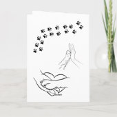 Grey Dog Mom Moederdag Kaart (Achterkant)