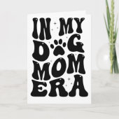 Grey Dog Mom Moederdag Kaart (Voorkant)