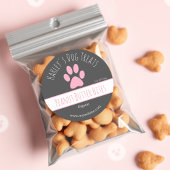Grey | Dog Treat Business Labels