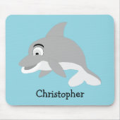 Grey Dolphin Design Muismat (Voorkant)