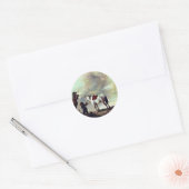 Grey., door Philips Wouwerman (Beste Kwaliteit) Ronde Sticker (Envelop)