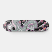 Grey Dragon Tattoo Art Skateboard (Horizontaal)