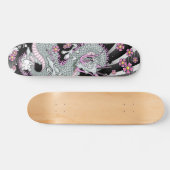 Grey Dragon Tattoo Art Skateboard (Horizontaal)