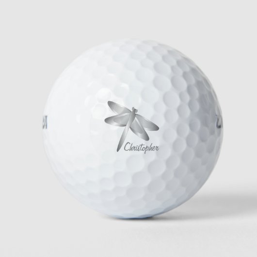 Grey Dragonfly Design Golfballen (Voorkant)