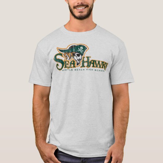 Grey DT Seahawk T-Shirt (L) (Voorkant)