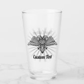 Grey Eagle met twee glazen koppen (Voorkant)