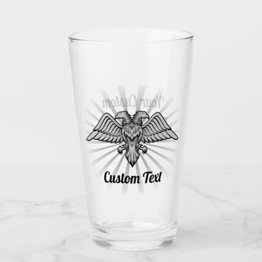 Grey Eagle met twee glazen koppen (Voorkant)