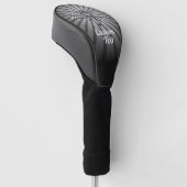 Grey Eagle met twee hoofden Golf Head Hoesje Golfheadcover (Schuin)