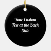 Grey Eagle met twee hoofden keramisch Ornament (Achterkant)