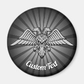 Grey Eagle met twee hoofden Magnet (Voorkant)