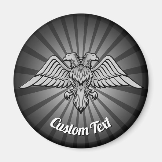 Grey Eagle met twee hoofden Magnet (Voorkant)