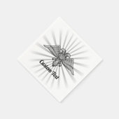 Grey Eagle met twee hoofden Napkins Servet (Hoek)