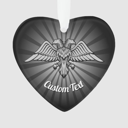 Grey Eagle met twee hoofden Ornament (voorkant)