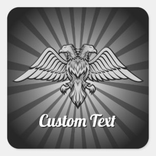 Grey Eagle met twee hoofden Sticker