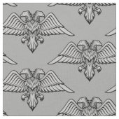Grey Eagle met twee hoofden Stof (Close Up)