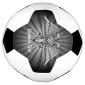 Grey Eagle met twee hoofden Voetbal (Gedraaid)