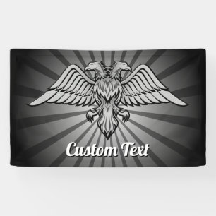 Grey Eagle met twee koppen Banner